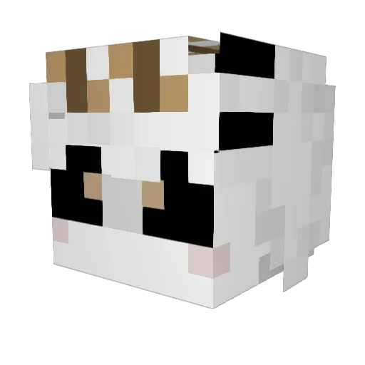 Dinosaur88 Minecraft avatar head, 3D render