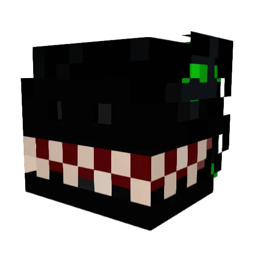 DinosaurDaniel Minecraft avatar head, 3D render