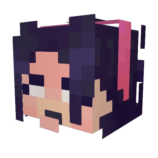 DinosaurDirtbag Minecraft avatar head, 3D render