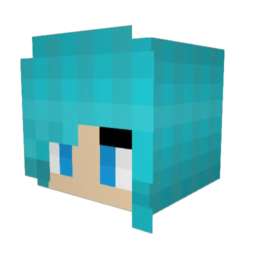 DinosaurDonut Minecraft avatar head, 3D render