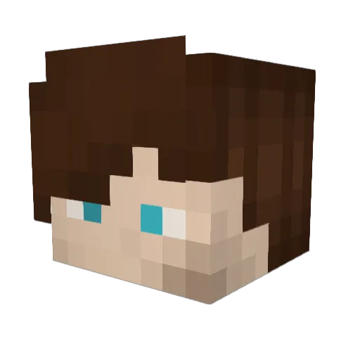 DinosaurRacer26 Minecraft avatar head, 3D render