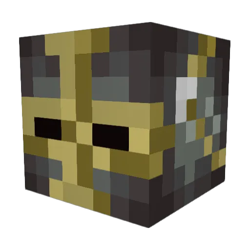 Dinosaurier956 Minecraft avatar head, 3D render