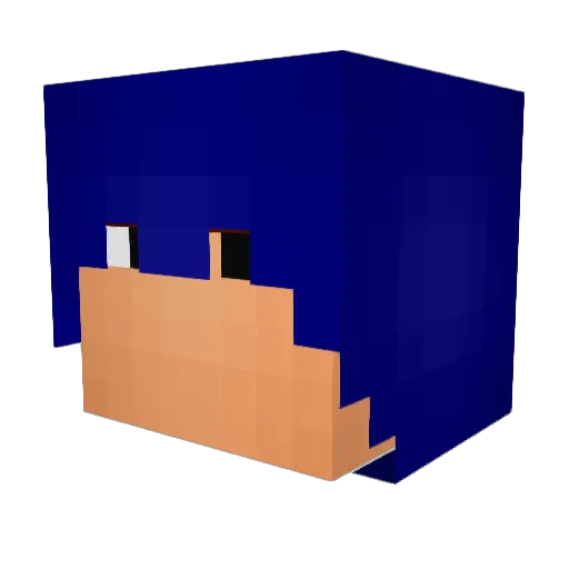 Dinosaurio65 Minecraft avatar head, 3D render