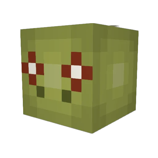 Dinosaurwithagun Minecraft avatar head, 3D render
