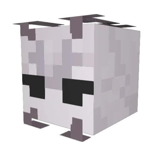 Dinzonic Minecraft avatar head, 3D render