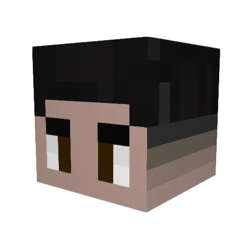Dio_Bard0 Minecraft avatar head, 3D render