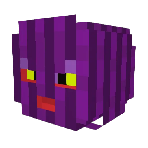 Dio_Chrollo Minecraft avatar head, 3D render