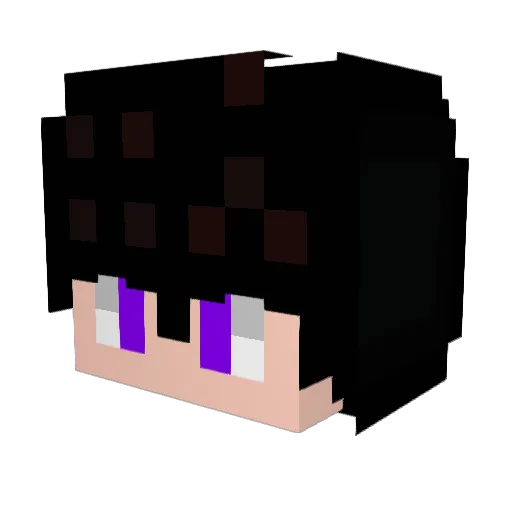 Dio_Panzerotto_ Minecraft avatar head, 3D render