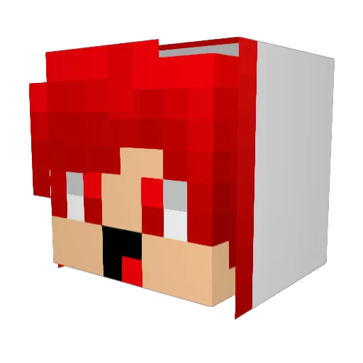 Dio_______ Minecraft avatar head, 3D render