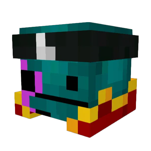 Dio_ggenes69 Minecraft avatar head, 3D render