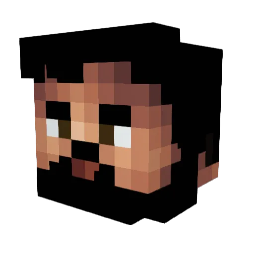 Diode010 Minecraft avatar head, 3D render