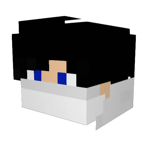 Diodh Minecraft avatar head, 3D render
