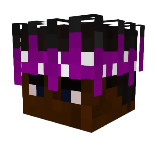 DiogEn_7 Minecraft avatar head, 3D render