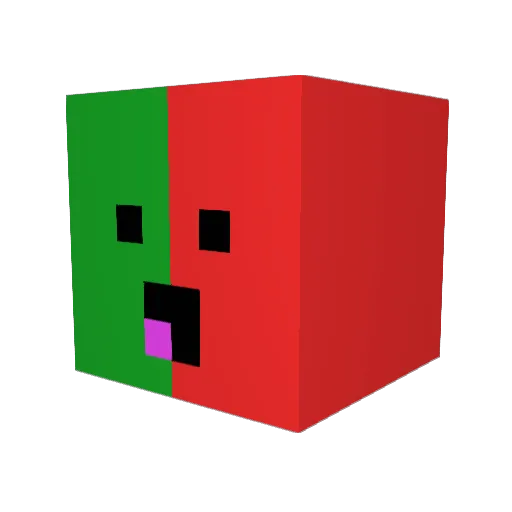 Dioga Minecraft avatar head, 3D render