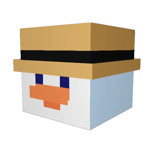 Diogo88 Minecraft avatar head, 3D render