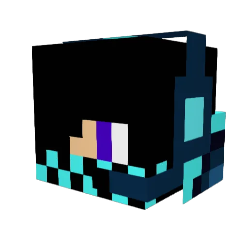 DiogoFaDoSmooke Minecraft avatar head, 3D render