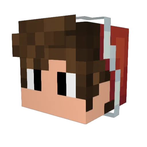 Diogo_92 Minecraft avatar head, 3D render