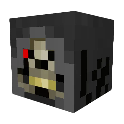 DionHagenaar Minecraft avatar head, 3D render