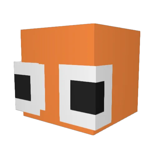Dione4K Minecraft avatar head, 3D render