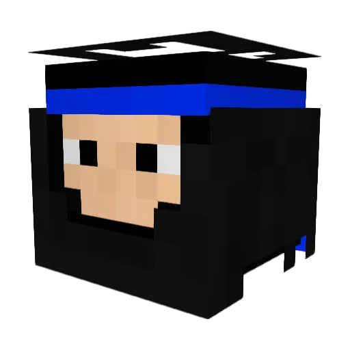 Dionel_GOW Minecraft avatar head, 3D render