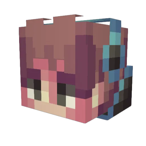 Dionis600 Minecraft avatar head, 3D render