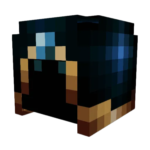 Dionisa Minecraft avatar head, 3D render