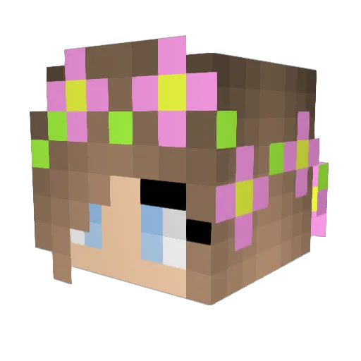 Diony_Guus Minecraft avatar head, 3D render