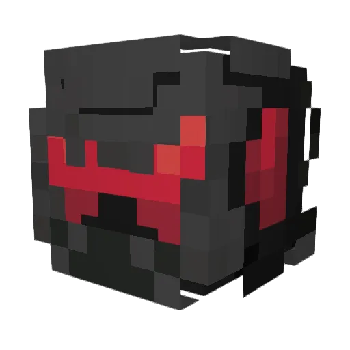 DionysusDouble0 Minecraft avatar head, 3D render