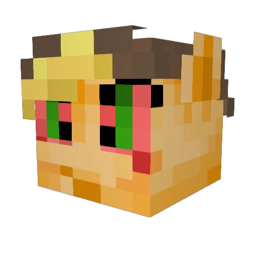 Minecraft-Avatar von DiosDelAgro: Kopf als 3D-Render