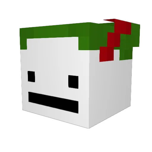 DiosJoseCrack Minecraft avatar head, 3D render