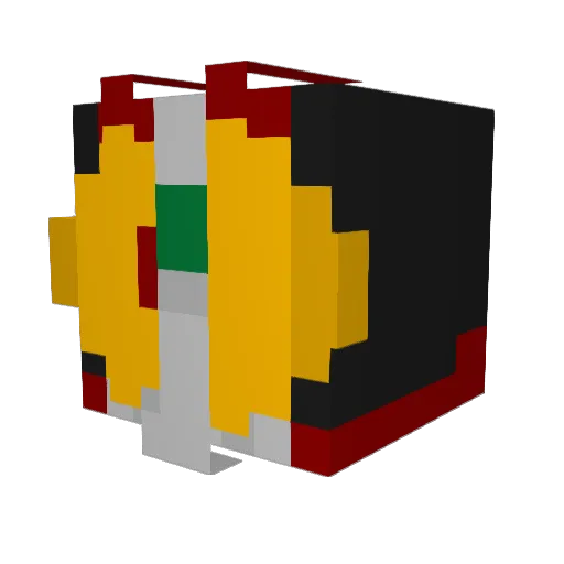Diosaur69420 Minecraft avatar head, 3D render