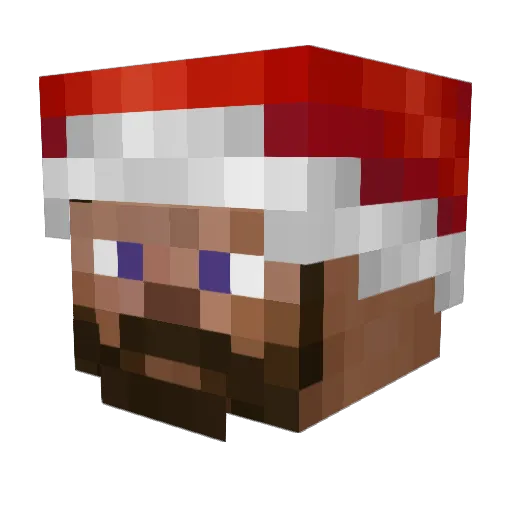 DiouDiouGamer Minecraft avatar head, 3D render