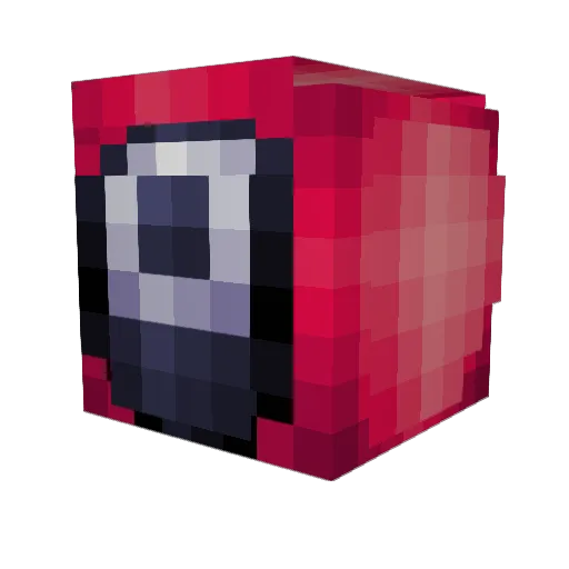 Dioxyyss Minecraft avatar head, 3D render