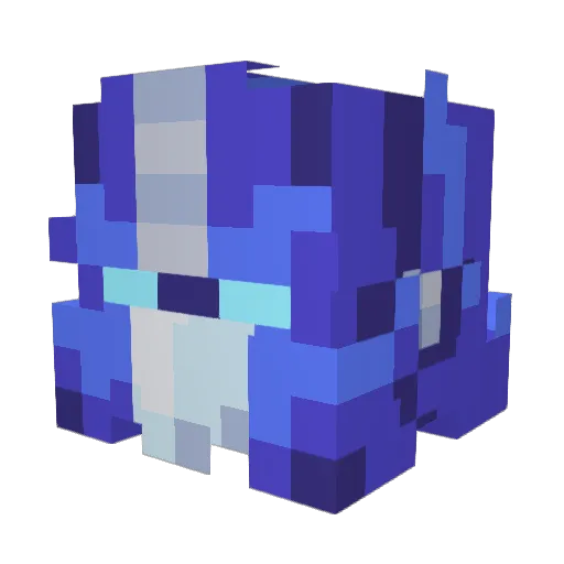 DipLeDip Minecraft avatar head, 3D render