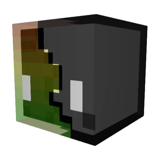 DipZayy Minecraft avatar head, 3D render