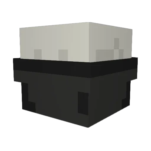 Dipcifican Minecraft avatar head, 3D render
