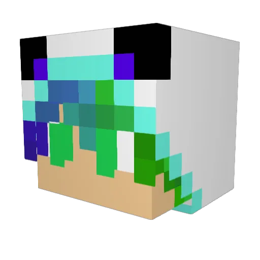 DipperKeith Minecraft avatar head, 3D render