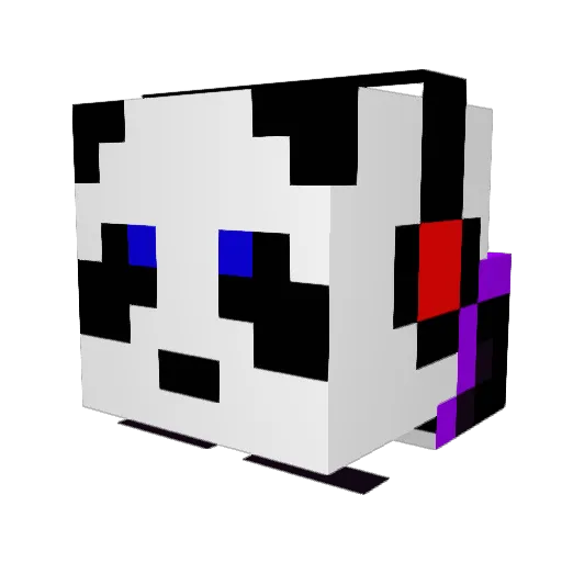 Dipsmackk Minecraft avatar head, 3D render