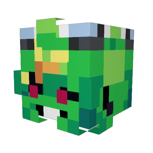 Diran18 Minecraft avatar head, 3D render