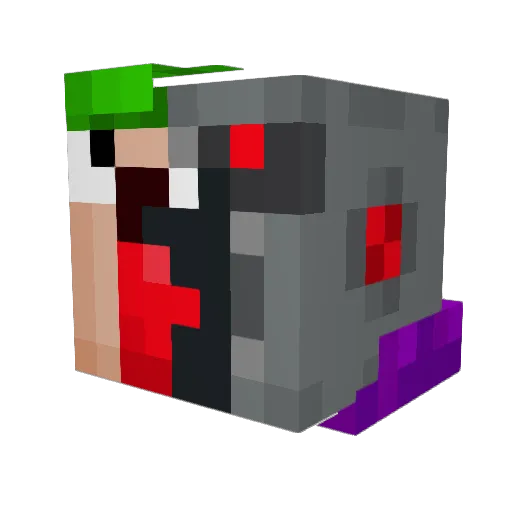 Dircik47 Minecraft avatar head, 3D render