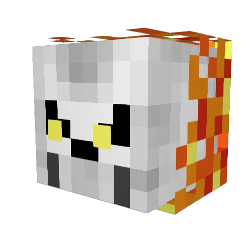 DireMoose Minecraft avatar head, 3D render