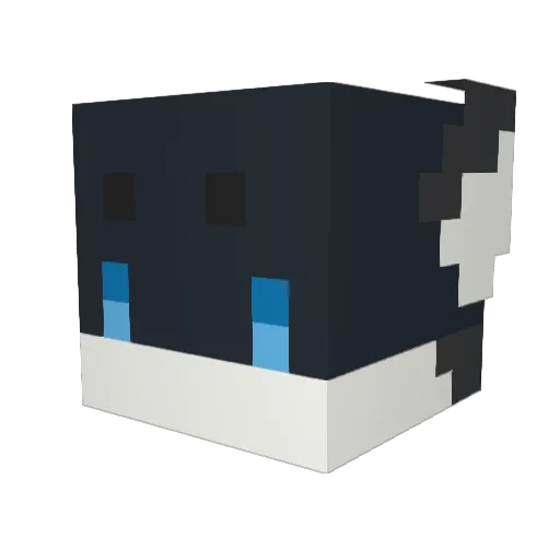DirectPrune Minecraft avatar head, 3D render