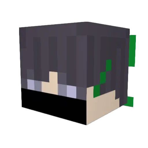 Directer_K Minecraft avatar head, 3D render