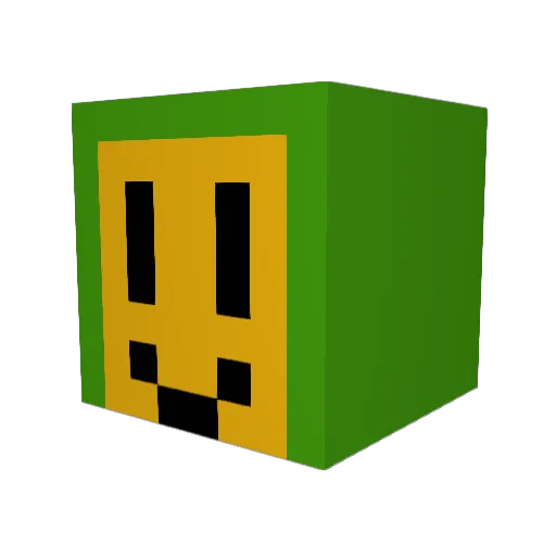DirectorArdei Minecraft avatar head, 3D render