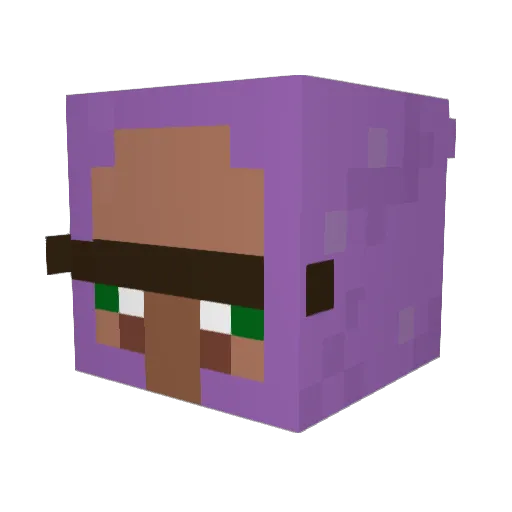 Director_Eos Minecraft avatar head, 3D render