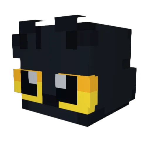Direha Minecraft avatar head, 3D render