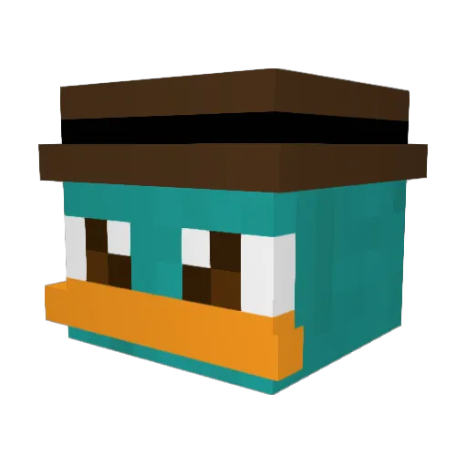 Direx_007 Minecraft avatar head, 3D render