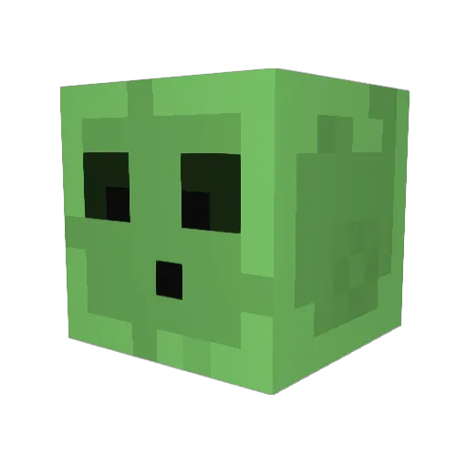 Dirigity Minecraft avatar head, 3D render