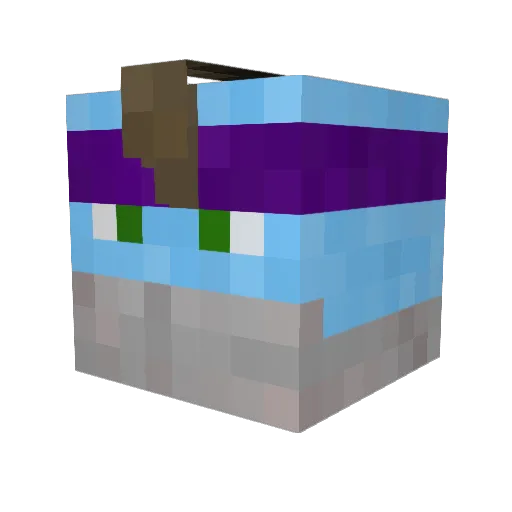 Dirk_of_kirk13 Minecraft avatar head, 3D render