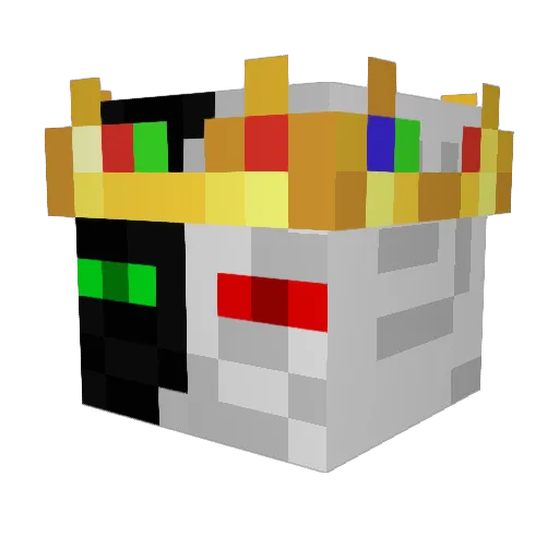 Dirkgranite Minecraft avatar head, 3D render